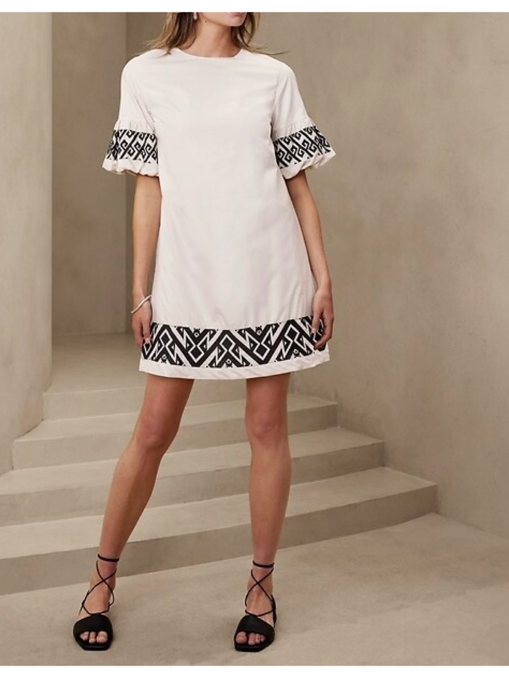 Banana Republic | embroidered mini dress